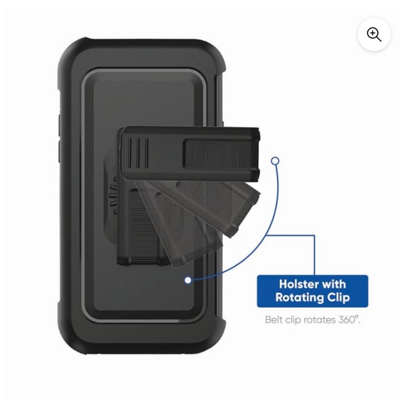 ✨protect onn. iphone 11 clear rugged case with holster✨ - Picture 4 of 9